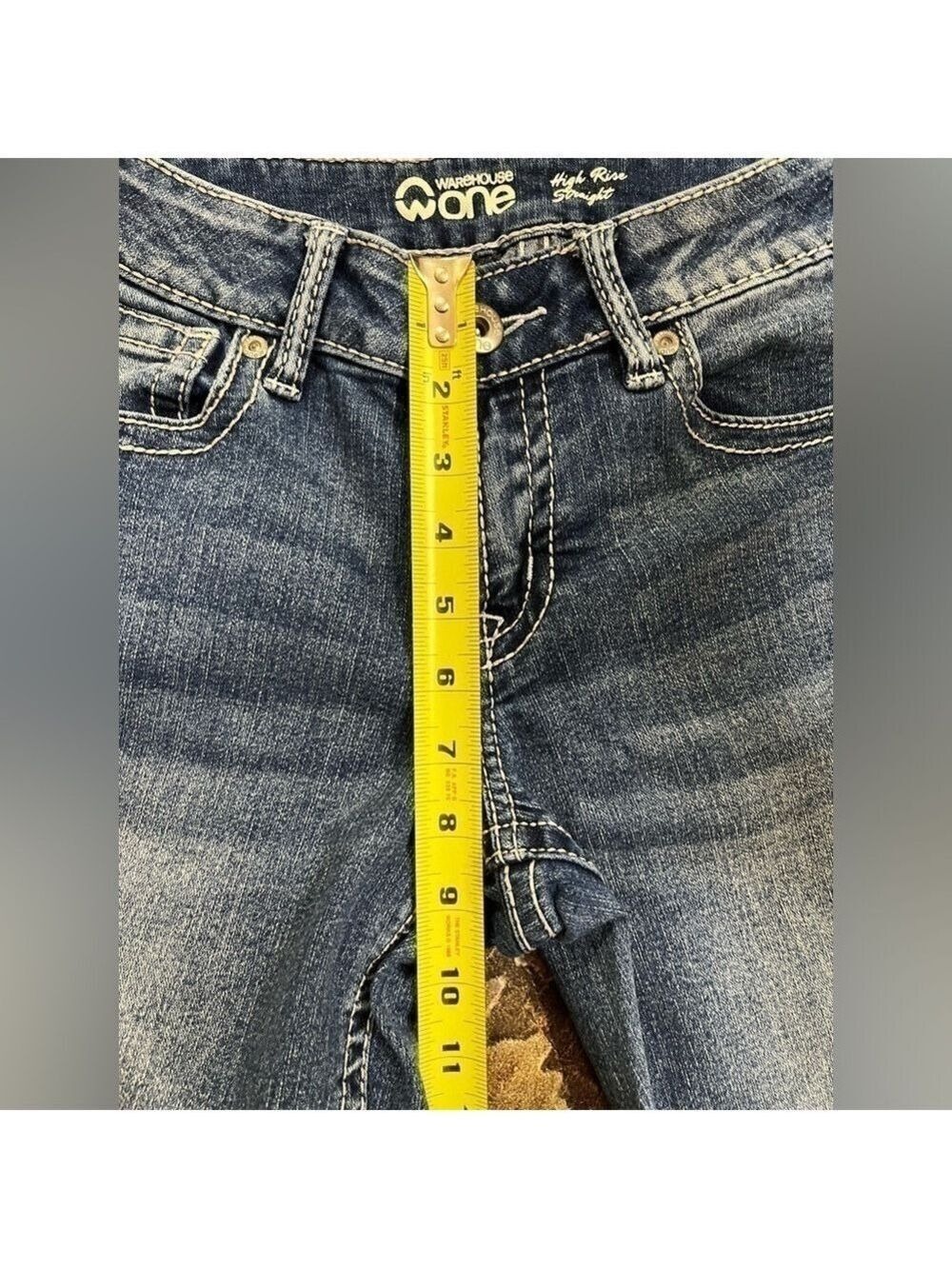 Warehouse One High Rise Straight Jeans - Picture 2 of 7